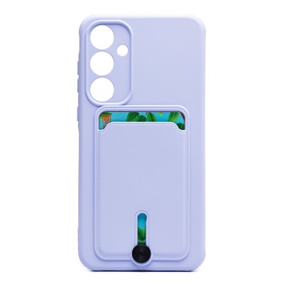 Чехол-накладка для Samsung Galaxy A35 (светло-фиолетовый) - SC304 с картхолдером Чехол-накладка для Samsung Galaxy A35 (светло-фиолетовый) - SC304 с картхолдером