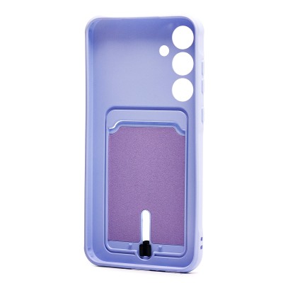 Чехол-накладка для Samsung Galaxy A35 (светло-фиолетовый) - SC304 с картхолдером