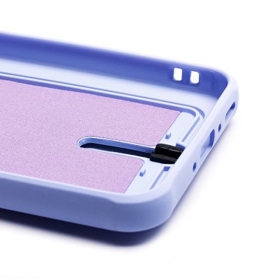 Чехол-накладка для Samsung Galaxy A35 (светло-фиолетовый) - SC304 с картхолдером