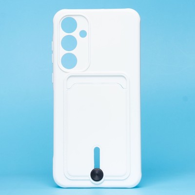 Чехол-накладка для Samsung Galaxy A35 (белый) - SC304 с картхолдером Чехол-накладка для Samsung Galaxy A35 (белый) - SC304 с картхолдером