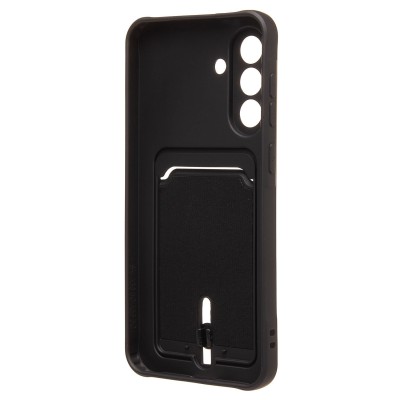 Чехол-накладка для Samsung Galaxy A36 5G (черный) - SC304 с картхолдером