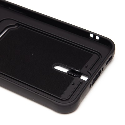 Чехол-накладка для Samsung Galaxy A36 5G (черный) - SC304 с картхолдером