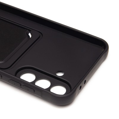 Чехол-накладка для Samsung Galaxy A36 5G (черный) - SC304 с картхолдером