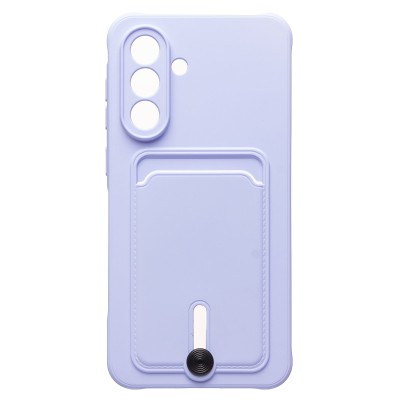 Чехол-накладка для Samsung Galaxy A36 5G (светло-фиолетовый) - SC304 с картхолдером