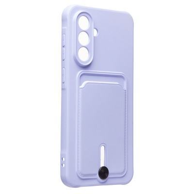 Чехол-накладка для Samsung Galaxy A36 5G (светло-фиолетовый) - SC304 с картхолдером Чехол-накладка для Samsung Galaxy A36 5G (светло-фиолетовый) - SC304 с картхолдером