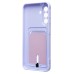 Чехол-накладка для Samsung Galaxy A36 5G (светло-фиолетовый) - SC304 с картхолдером Чехол-накладка для Samsung Galaxy A36 5G (светло-фиолетовый) - SC304 с картхолдером