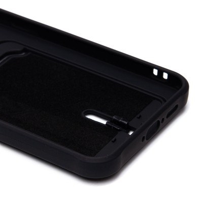 Чехол-накладка для Samsung Galaxy A55 (черный) - SC304 с картхолдером Чехол-накладка для Samsung Galaxy A55 (черный) - SC304 с картхолдером