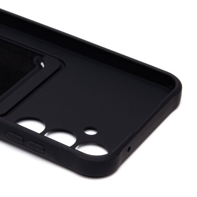 Чехол-накладка для Samsung Galaxy A55 (черный) - SC304 с картхолдером Чехол-накладка для Samsung Galaxy A55 (черный) - SC304 с картхолдером