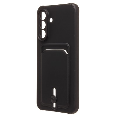 Чехол-накладка для Samsung Galaxy A56 5G (черный) - SC304 с картхолдером Чехол-накладка для Samsung Galaxy A56 5G (черный) - SC304 с картхолдером