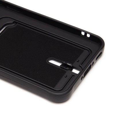 Чехол-накладка для Samsung Galaxy A56 5G (черный) - SC304 с картхолдером Чехол-накладка для Samsung Galaxy A56 5G (черный) - SC304 с картхолдером