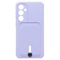 Чехол-накладка для Samsung Galaxy S23FE (светло-фиолетовый) - SC304 с картхолдером Чехол-накладка для Samsung Galaxy S23FE (светло-фиолетовый) - SC304 с картхолдером