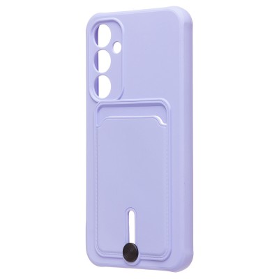 Чехол-накладка для Samsung Galaxy S23FE (светло-фиолетовый) - SC304 с картхолдером