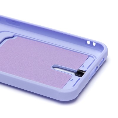 Чехол-накладка для Samsung Galaxy S23FE (светло-фиолетовый) - SC304 с картхолдером