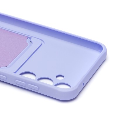Чехол-накладка для Samsung Galaxy S23FE (светло-фиолетовый) - SC304 с картхолдером