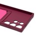 Чехол-накладка для Samsung Galaxy S24 Ultra (бордовый) - SC304 с картхолдером