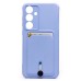 Чехол-накладка для Samsung Galaxy S24FE (светло-фиолетовый) - SC304 с картхолдером