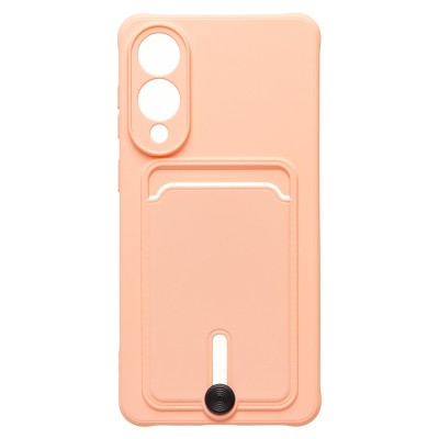 Чехол-накладка для Samsung Galaxy S25 Edge (светло-розовый) - SC304 с картхолдером Чехол-накладка для Samsung Galaxy S25 Edge (светло-розовый) - SC304 с картхолдером