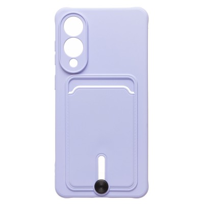 Чехол-накладка для Samsung Galaxy S25 Edge (светло-фиолетовый) - SC304 с картхолдером Чехол-накладка для Samsung Galaxy S25 Edge (светло-фиолетовый) - SC304 с картхолдером