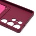 Чехол-накладка для Samsung Galaxy S25 Ultra (бордовый) - SC304 с картхолдером