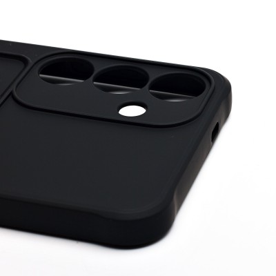 Чехол-накладка для Samsung Galaxy S25+ (черный) - SC304 с картхолдером