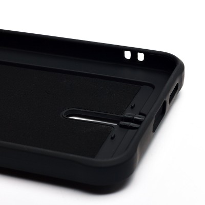 Чехол-накладка для Samsung Galaxy S25+ (черный) - SC304 с картхолдером