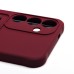 Чехол-накладка для Samsung Galaxy S25+ (бордовый) - SC304 с картхолдером