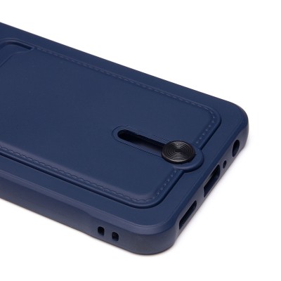 Чехол-накладка для Samsung A045 Galaxy A04 (темно-синий) - SC304 с картхолдером Чехол-накладка для Samsung A045 Galaxy A04 (темно-синий) - SC304 с картхолдером