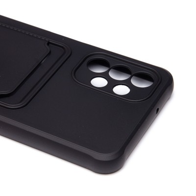 Чехол-накладка для Samsung A047 Galaxy A04s (черный) - SC304 с картхолдером Чехол-накладка для Samsung A047 Galaxy A04s (черный) - SC304 с картхолдером