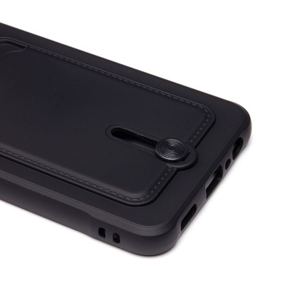 Чехол-накладка для Samsung A047 Galaxy A04s (черный) - SC304 с картхолдером Чехол-накладка для Samsung A047 Galaxy A04s (черный) - SC304 с картхолдером