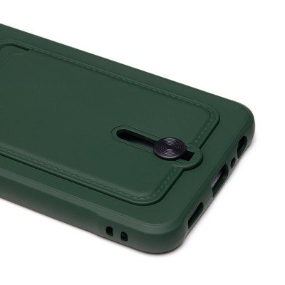 Чехол-накладка для Samsung A047 Galaxy A04s (темно-зеленый) - SC304 с картхолдером Чехол-накладка для Samsung A047 Galaxy A04s (темно-зеленый) - SC304 с картхолдером