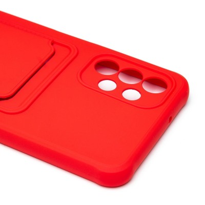 Чехол-накладка для Samsung A047 Galaxy A04s (красный) - SC304 с картхолдером Чехол-накладка для Samsung A047 Galaxy A04s (красный) - SC304 с картхолдером