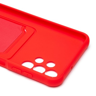 Чехол-накладка для Samsung A047 Galaxy A04s (красный) - SC304 с картхолдером Чехол-накладка для Samsung A047 Galaxy A04s (красный) - SC304 с картхолдером