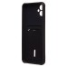 Чехол-накладка для Samsung A055 Galaxy A05 (черный) - SC304 с картхолдером