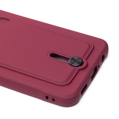 Чехол-накладка для Samsung A055 Galaxy A05 (бордовый) - SC304 с картхолдером Чехол-накладка для Samsung A055 Galaxy A05 (бордовый) - SC304 с картхолдером