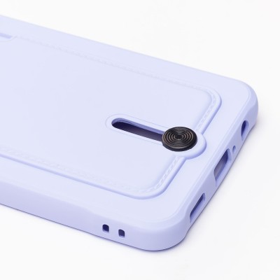Чехол-накладка для Samsung A055 Galaxy A05 (светло-фиолетовый) - SC304 с картхолдером
