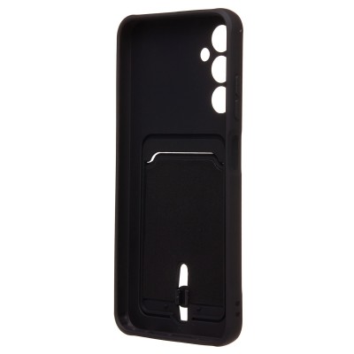 Чехол-накладка для Samsung A057 Galaxy A05s (черный) - SC304 с картхолдером