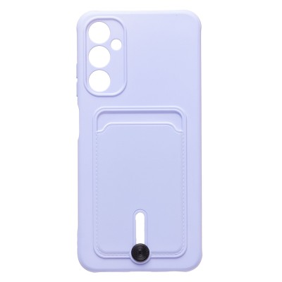Чехол-накладка для Samsung A057 Galaxy A05s (светло-фиолетовый) - SC304 с картхолдером