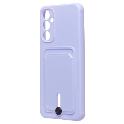 Чехол-накладка для Samsung A057 Galaxy A05s (светло-фиолетовый) - SC304 с картхолдером