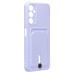 Чехол-накладка для Samsung A057 Galaxy A05s (светло-фиолетовый) - SC304 с картхолдером