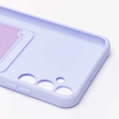 Чехол-накладка для Samsung A057 Galaxy A05s (светло-фиолетовый) - SC304 с картхолдером