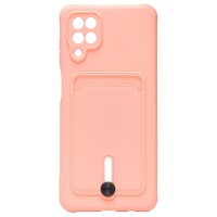 Чехол-накладка для Samsung A125 Galaxy A12 (светло-розовый) - SC304 с картхолдером Чехол-накладка для Samsung A125 Galaxy A12 (светло-розовый) - SC304 с картхолдером