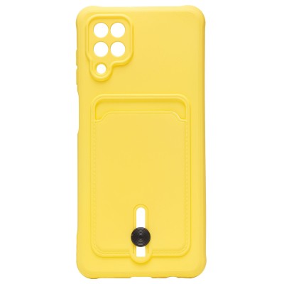 Чехол-накладка для Samsung A125 Galaxy A12 (желтый) - SC304 с картхолдером Чехол-накладка для Samsung A125 Galaxy A12 (желтый) - SC304 с картхолдером