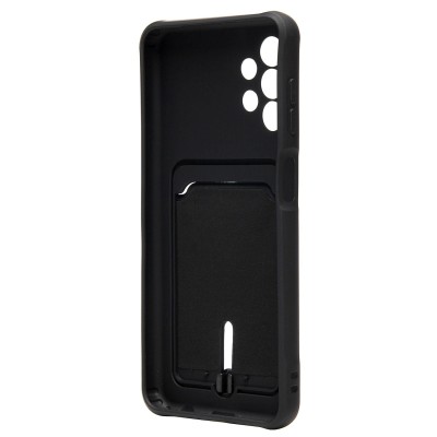 Чехол-накладка для Samsung A135 Galaxy A13 4G (черный) - SC304 с картхолдером