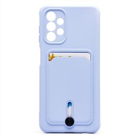 Чехол-накладка для Samsung A135 Galaxy A13 4G (темно-фиолетовый) - SC304 с картхолдером