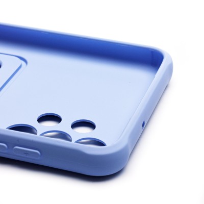 Чехол-накладка для Samsung A135 Galaxy A13 4G (темно-фиолетовый) - SC304 с картхолдером