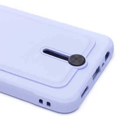 Чехол-накладка для Samsung A135 Galaxy A13 4G (светло-фиолетовый) - SC304 с картхолдером