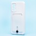 Чехол-накладка для Samsung A135 Galaxy A13 4G (белый) - SC304 с картхолдером