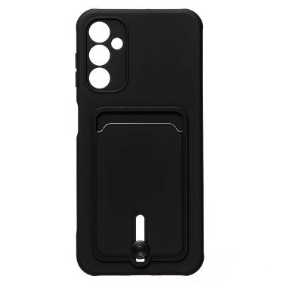 Чехол-накладка для Samsung A146 Galaxy A14 5G (MediaTek) (черный) - SC304 с картхолдером Чехол-накладка для Samsung A146 Galaxy A14 5G (MediaTek) (черный) - SC304 с картхолдером