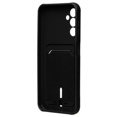 Чехол-накладка для Samsung A146 Galaxy A14 5G (MediaTek) (черный) - SC304 с картхолдером Чехол-накладка для Samsung A146 Galaxy A14 5G (MediaTek) (черный) - SC304 с картхолдером
