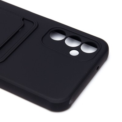 Чехол-накладка для Samsung A146 Galaxy A14 5G (MediaTek) (черный) - SC304 с картхолдером Чехол-накладка для Samsung A146 Galaxy A14 5G (MediaTek) (черный) - SC304 с картхолдером